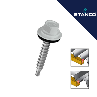 Samour.vijak 4.8x50 sivi ETANCO