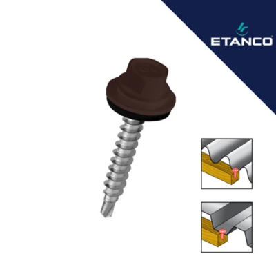 Samour.vijak 4.8x50 braon ETANCO